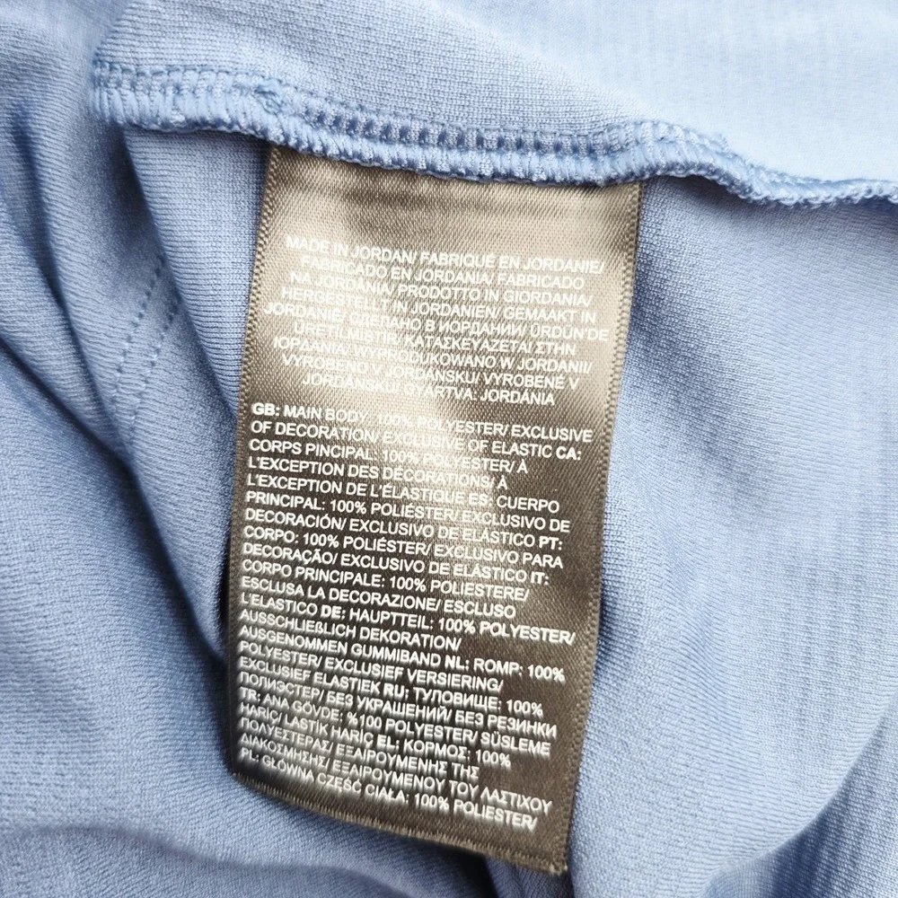The North Face Men Blue 2XL Ambition 1/4 Zip Pullover Lightweight Flashdry Logo
